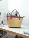 PETATE CLAUDINE BAG WINE LEATHER