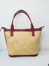 PETATE CLAUDINE BAG WINE LEATHER