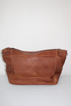 CAMERA BAG FULL GRAIN BROWN LEATHER.