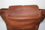 CAMERA BAG FULL GRAIN BROWN LEATHER.