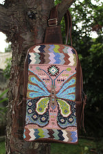 OOAK SLING BAG BUTTERFLY HUIPIL