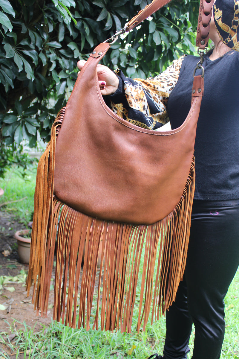 SADDLE MEDIUM BAG Brown leather